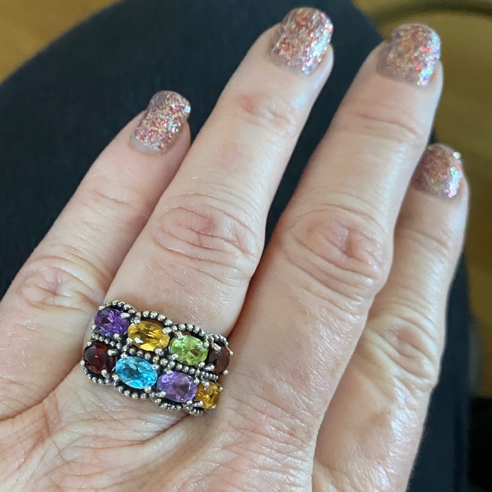 Effy Multiple Oval Gemstone Ring - image 8